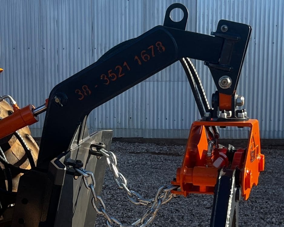 Detalhe estrutural do Mini Skidder